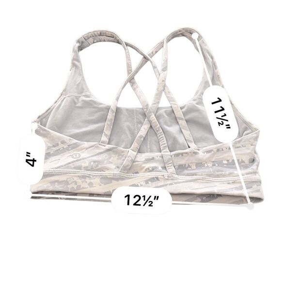 Lululemon Crossback Sports Bra Racerback Run Sport Bra Black size S - Picture 6 of 7